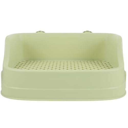 MUELODSIC Große Kaninchen Meerschweinchen Toilette aus Langlebigem Kunststoff Auslaufsicheres Design für Saubere Käfige Vielseitig für Kaninchen Hamster Welpen und Kleintiere Geeignet von MUELODSIC