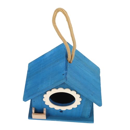 MUELODSIC Hängendes Vogelhaus aus Holz mit Dekorativem Vogelhausdesign Kreativer Nistkasten und Futterstation Wetterfestes Vogelhaus zur Vogelanzucht und Gartendekoration Geeignet für MUELODSIC Hängendes Vogelhaus aus Holz mit Dekorativem Vogelhausdesign Kreativer Nistkasten und Futterstation Wetterfestes Vogelhaus zur Vogelanzucht und Gartendekoration Geeignet für von MUELODSIC