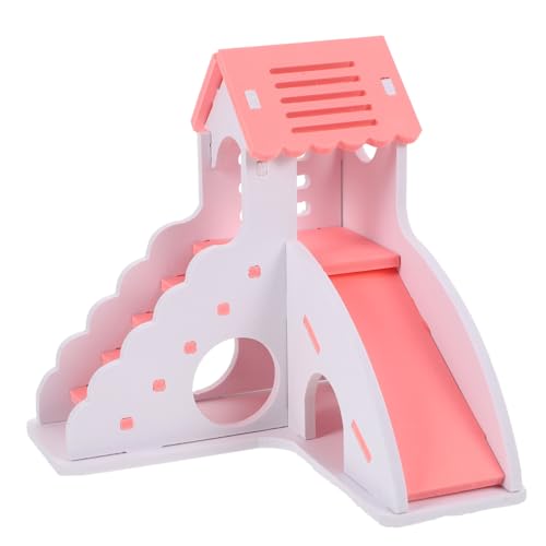 MUELODSIC Hamster Kletterleiter aus Langlebigem Material mit Versteck und Nest für Kleine Haustiere Wie Hamster und Rennmäuse Praktisches Haus zum Schlafen und Pflegeleicht für Käfig MUELODSIC Hamster Kletterleiter aus Langlebigem Material mit Versteck und Nest für Kleine Haustiere Wie Hamster und Rennmäuse Praktisches Haus zum Schlafen und Pflegeleicht für Käfig von MUELODSIC