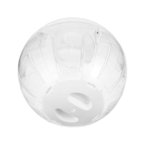 MUELODSIC Hamster Laufrad Transparent mit Belüftungslöchern Robuster Kunststoff Übungsball für Hamster Rennmäuse Streifenhörnchen Sichere Einfache Vielseitiges Kleintier von MUELODSIC