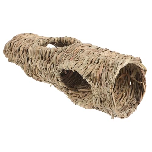 MUELODSIC Hamster Tunnel Versteck mit Glatter Oberfläche für Kleine Nager Wie Hamster Meerschweinchen und Kaninchen Sicherer Langlebiger Strohtunnel zur Beschäftigung und Erholung im Käfig MUELODSIC Hamster Tunnel Versteck mit Glatter Oberfläche für Kleine Nager Wie Hamster Meerschweinchen und Kaninchen Sicherer Langlebiger Strohtunnel zur Beschäftigung und Erholung im Käfig von MUELODSIC