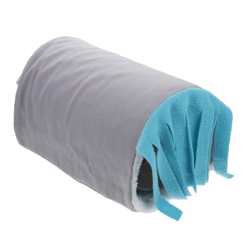 MUELODSIC Hamster Versteck Tunnel Kleintier Höhle mit Quaste Blau für Zwerghamster Kaninchen Meerschweinchen als Rückzugsort und Beschäftigungsspielzeug MUELODSIC Hamster Versteck Tunnel Kleintier Höhle mit Quaste Blau für Zwerghamster Kaninchen Meerschweinchen als Rückzugsort und Beschäftigungsspielzeug von MUELODSIC