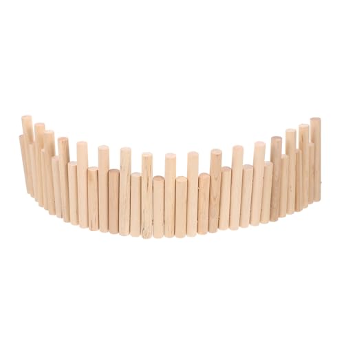 MUELODSIC Hamsterleiter Kletterspielzeug aus Langlebigem Holz Igel Käfig Ornament Robustes Kleintier für Hamster Meerschweinchen und Zwerghamster zum Klettern und Verstecken von MUELODSIC
