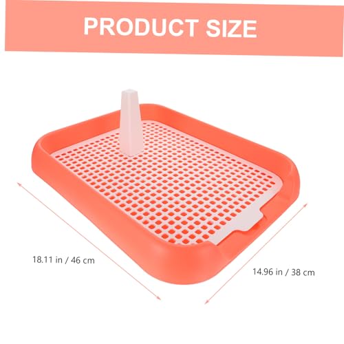 MUELODSIC Haustier Toilette aus Langlebigem PP Rutschfestes Hundeklo für Kleine und Große Hunde Leicht zu Reinigen Tragbare Welpen Toilette zur Stubenreinheit und Pinkeltraining MUELODSIC Haustier Toilette aus Langlebigem PP Rutschfestes Hundeklo für Kleine und Große Hunde Leicht zu Reinigen Tragbare Welpen Toilette zur Stubenreinheit und Pinkeltraining von MUELODSIC