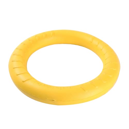 MUELODSIC Hundespielzeug Elastischer Kunststoffring aus Eva Leicht und Schwimmfähig Robustes Outdoor zubehör für Hunde Zahnpflege und Spielspaß Geeignet für Kleine und Mittlere Haustiere von MUELODSIC