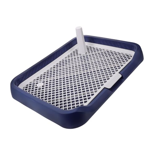 MUELODSIC Hundetoilette mit Großer Kapazität Rutschfestes Kunststoff Pott trainingstablett Spritzwassergeschützt Vielseitig als Urinal und Sandwanne für Welpen und Kleine Hunde Indoor MUELODSIC Hundetoilette mit Großer Kapazität Rutschfestes Kunststoff Pott trainingstablett Spritzwassergeschützt Vielseitig als Urinal und Sandwanne für Welpen und Kleine Hunde Indoor von MUELODSIC