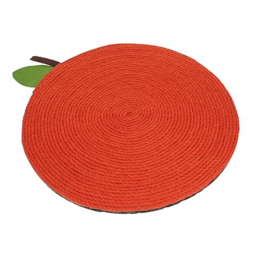 MUELODSIC Katze Kratzmatte Orange Form Kratzteppich Naturfaser Kratzbrett Spielmatte für Katzen und Kätzchen zur Möbelpflege und Beschäftigung MUELODSIC Katze Kratzmatte Orange Form Kratzteppich Naturfaser Kratzbrett Spielmatte für Katzen und Kätzchen zur Möbelpflege und Beschäftigung von MUELODSIC
