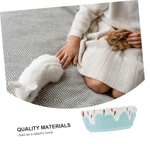 MUELODSIC Keramik Futternapf für Kleintiere Hamster Meerschweinchen Futter Wasserschale rutschfest Schweres Design für Chinchilla und Kleine Haustiere Vielseitig Einsetzbar Stilvoll und MUELODSIC Keramik Futternapf für Kleintiere Hamster Meerschweinchen Futter Wasserschale rutschfest Schweres Design für Chinchilla und Kleine Haustiere Vielseitig Einsetzbar Stilvoll und von MUELODSIC