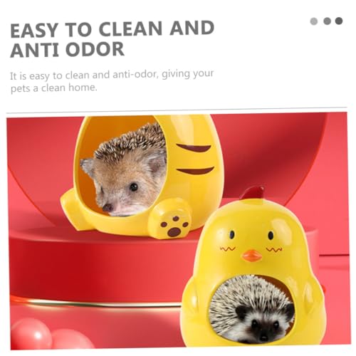 MUELODSIC Keramik Hamsterversteck Kleintierhaus Sicheres Hideout Nistplatz für Hamster Meerschweinchen und Kaninchen Kleines Haustiernest aus Langlebigem Leicht zu Reinigendem Material MUELODSIC Keramik Hamsterversteck Kleintierhaus Sicheres Hideout Nistplatz für Hamster Meerschweinchen und Kaninchen Kleines Haustiernest aus Langlebigem Leicht zu Reinigendem Material von MUELODSIC