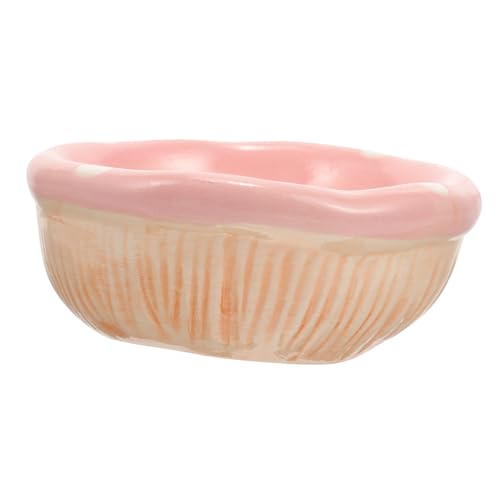 MUELODSIC Keramiknapf für Hamster und Kleintiere Langlebige Bruchsichere Futterschale Rutschfestes Design Einfache Reinigung Ausreichend Fassungsvermögen Geeignet für Kaninchen und Nager von MUELODSIC