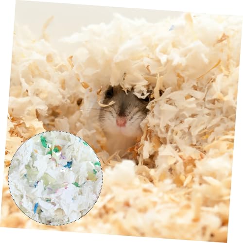 MUELODSIC Kleintier Einstreu Papierstreu Bunte Saugstarke Käfigeinlage für Meerschweinchen Hamster Kaninchen Nager Staubfrei Komfortabel und Geruchsneutral für Sauberes Tierheim MUELODSIC Kleintier Einstreu Papierstreu Bunte Saugstarke Käfigeinlage für Meerschweinchen Hamster Kaninchen Nager Staubfrei Komfortabel und Geruchsneutral für Sauberes Tierheim von MUELODSIC