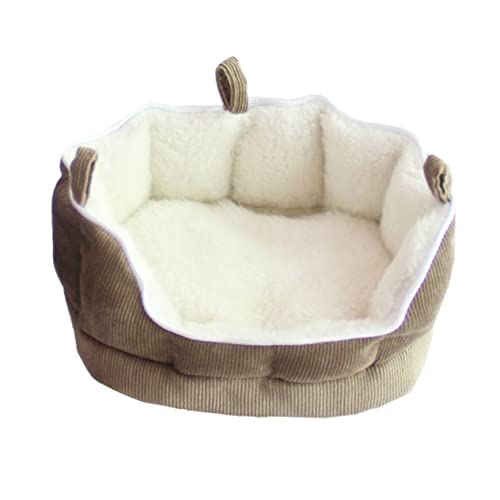 MUELODSIC Kleintier Hängematte Sofa aus Weichem Baumwollstoff Warmes Schlafhaus für Meerschweinchen Frettchen Kaninchen und Hamster Gemütliches Kleines Haustierbett in Kaffee Leicht MUELODSIC Kleintier Hängematte Sofa aus Weichem Baumwollstoff Warmes Schlafhaus für Meerschweinchen Frettchen Kaninchen und Hamster Gemütliches Kleines Haustierbett in Kaffee Leicht von MUELODSIC