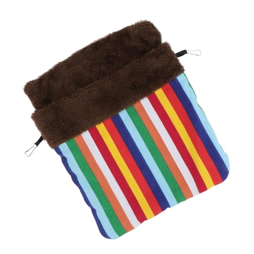 MUELODSIC Kleintier Schlafsack Hängende Kuschelhöhle Warmes Nest für Hamster Kleine Haustiere Baumwollfüllung Weiches Haustierbett für Besseren Schlaf und Wohlbefinden MUELODSIC Kleintier Schlafsack Hängende Kuschelhöhle Warmes Nest für Hamster Kleine Haustiere Baumwollfüllung Weiches Haustierbett für Besseren Schlaf und Wohlbefinden von MUELODSIC