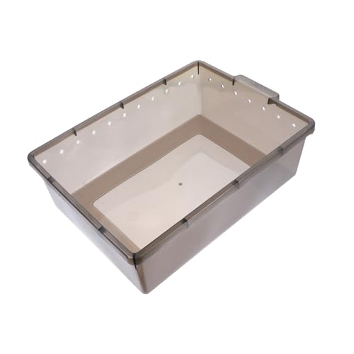 MUELODSIC Kunststoff Reptilien Fütterungsbox Transparent mit Belüftung Langlebiger Schlangen Zuchtbehälter Stabiles Terrarium für Kletterschlangen und Kleine Reptilien Sicherer Aufbewahrungs MUELODSIC Kunststoff Reptilien Fütterungsbox Transparent mit Belüftung Langlebiger Schlangen Zuchtbehälter Stabiles Terrarium für Kletterschlangen und Kleine Reptilien Sicherer Aufbewahrungs von MUELODSIC