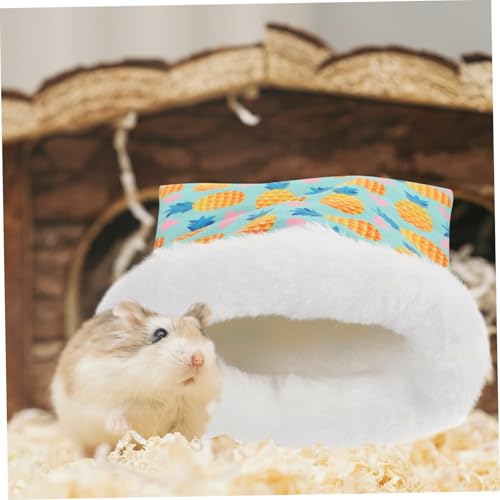 MUELODSIC Kuscheliges Hamster Schlafsack aus Baumwolle Warmes Kleines Haustierbett für Meerschweinchen Zuckergleiter Igel als Winternest und Versteck für Kleine Nagetiere MUELODSIC Kuscheliges Hamster Schlafsack aus Baumwolle Warmes Kleines Haustierbett für Meerschweinchen Zuckergleiter Igel als Winternest und Versteck für Kleine Nagetiere von MUELODSIC