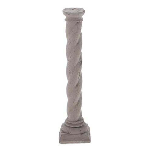 MUELODSIC Miniatur Römische Säule Zement Aquarium Dekoration Ruinen Säulen Ornament für Fischbecken Landschaft Historische Eleganz Unterwasser-deko von MUELODSIC