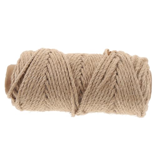 MUELODSIC Multifunktionales Sisal Dekorseil Naturfaser DIY Seil für Katzenkratzbaum Reparatur Bastelarbeiten und Möbeldekoration Flexible Farblich Sortiert Zufällige Farbe von MUELODSIC