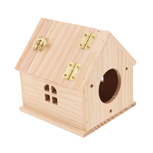 MUELODSIC Nistkasten für Wellensittiche und Papageien Stabiles Brut und Laichnest Handgefertigtes Vogelhaus mit Modernem Design Gemütliches Innenraumnest für Vogelzucht und Haltung im Käfig von MUELODSIC