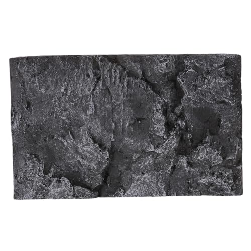 MUELODSIC PU Stein Hintergrundplatte für Reptilien Terrarium Dekorative Rückwand für Reptilienbox Einfach Zuschneidbar Wiederverwendbar Tierfreundlich für Terrarien und Aquarien von MUELODSIC