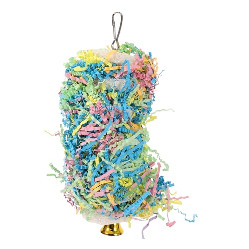 MUELODSIC Papageienspielzeug Bunte Langlebige Käfig Hängespielzeug mit Glöckchen Robustes Kau und Kletterspielzeug für Wellensittiche Nymphensittiche und Andere Vögel Spielerisches Zubehör MUELODSIC Papageienspielzeug Bunte Langlebige Käfig Hängespielzeug mit Glöckchen Robustes Kau und Kletterspielzeug für Wellensittiche Nymphensittiche und Andere Vögel Spielerisches Zubehör von MUELODSIC