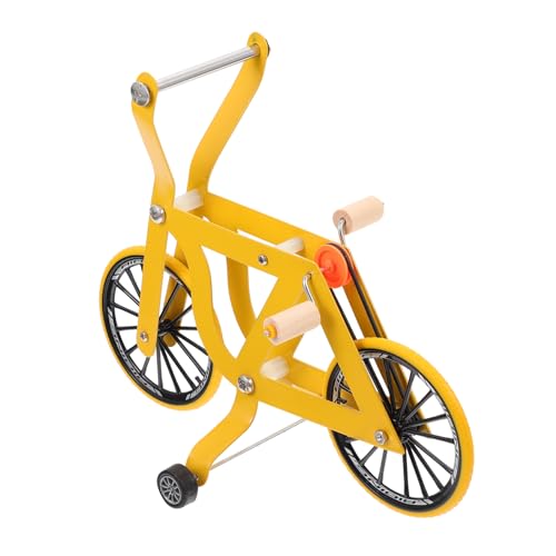 MUELODSIC Papageienspielzeug Fahrrad Trainingsspielzeug für Vögel Robustes Großes Parrot Bike zur Intelligenzförderung und Bewegung Kreatives Training für Wellensittiche und Nymphensittiche von MUELODSIC