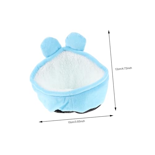 MUELODSIC Plüsch Meerschweinchen Haus Kleintier Kuschelnest Warmes Schlafbett Hängematte mit Kuh Design für Hamster Kaninchen und Kleine Haustiere Indoor Nest von MUELODSIC