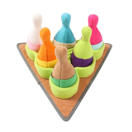 MUELODSIC Puppy Bowling Snuffle Mat Waschbar Interaktives Hundespielzeug Für Welpentraining Fördert Schnüffelverhalten Und Langsames Fressen MUELODSIC Puppy Bowling Snuffle Mat Waschbar Interaktives Hundespielzeug Für Welpentraining Fördert Schnüffelverhalten Und Langsames Fressen von MUELODSIC