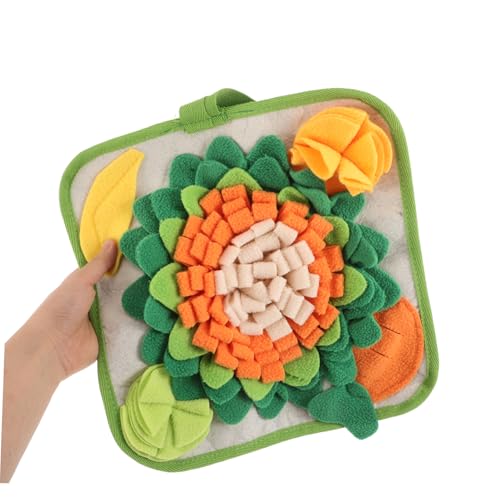 MUELODSIC Rabbit Foraging Mat mit Slow Feeder Design Waschbare Trainingsmatte für Hamster und Kleine Haustiere Fördert Schnüffel und Suchverhalten für Kaninchen Meerschweinchen Frettchen und MUELODSIC Rabbit Foraging Mat mit Slow Feeder Design Waschbare Trainingsmatte für Hamster und Kleine Haustiere Fördert Schnüffel und Suchverhalten für Kaninchen Meerschweinchen Frettchen und von MUELODSIC