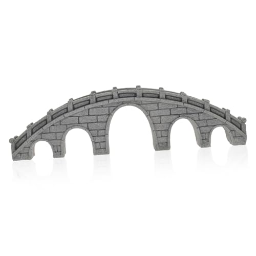 MUELODSIC Realistische Aquarium Deko Brücken Steinfigur für Fischbecken Naturgetreues Micro landschafts Ornament Lebensechte Unterwasser Landschaft Umweltfreundliche Miniatur Brücke von MUELODSIC