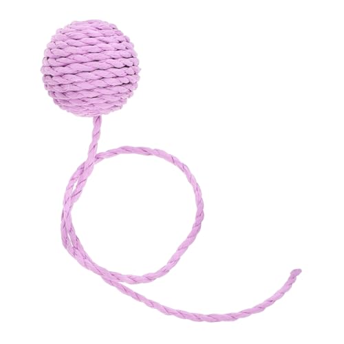 MUELODSIC Sisal Katzenspielzeug Kugel mit Glocke und Ersatzschwanz Kratzfestes Papierseil Interaktives Katzenspielzeug für Katzenkratzbaum Einfache Befestigung Unterhaltsames Spiel für MUELODSIC Sisal Katzenspielzeug Kugel mit Glocke und Ersatzschwanz Kratzfestes Papierseil Interaktives Katzenspielzeug für Katzenkratzbaum Einfache Befestigung Unterhaltsames Spiel für von MUELODSIC