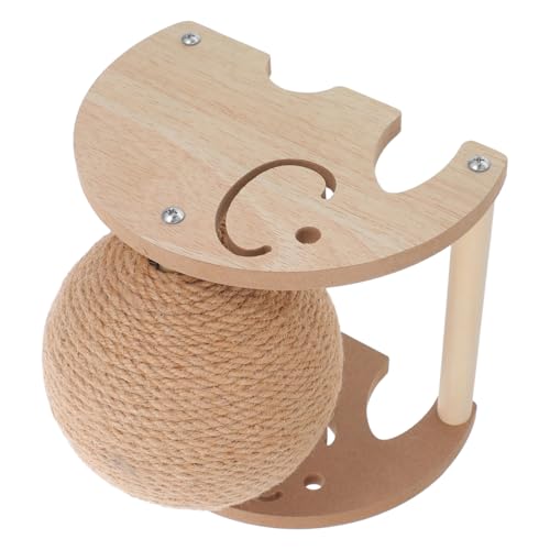 MUELODSIC Sisal Kratzkugel für Katzen mit Stabilem Stand Interaktives Katzenspielzeug für Kätzchen und Kleine Haustiere Platzsparendes Design für Drinnen Sicher und Fördert Spielerische MUELODSIC Sisal Kratzkugel für Katzen mit Stabilem Stand Interaktives Katzenspielzeug für Kätzchen und Kleine Haustiere Platzsparendes Design für Drinnen Sicher und Fördert Spielerische von MUELODSIC