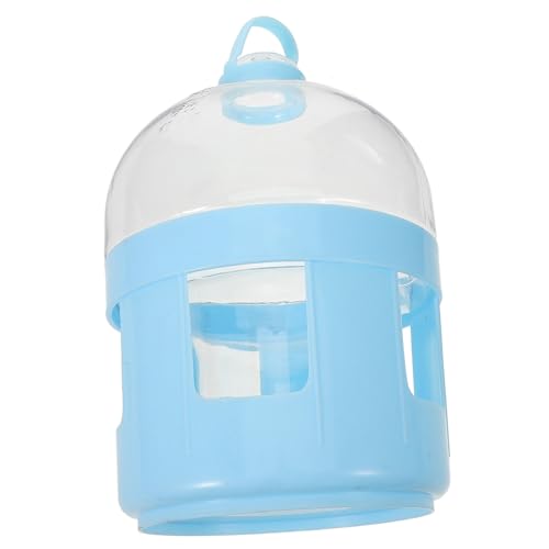 MUELODSIC Taubentränke Transparent Vogelnapf Wasserspender für Taubenkäfige Langlebiger Vogelwasserbehälter für Brieftauben mit Einfachem Befüllsystem und Stabilem Trinkauslauf von MUELODSIC