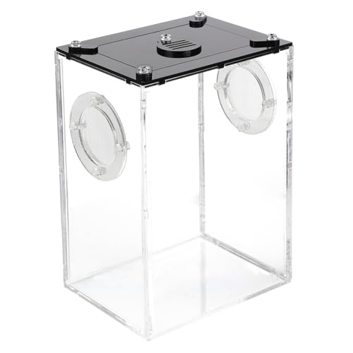 MUELODSIC Transparente Reptilienbox aus Wetterbeständig und Langlebig Geeignet für Schlangen Spinnen Geckos Schildkröten und Professionelle Aufzuchtbox für Reptilien und Sicherer Lebensraum MUELODSIC Transparente Reptilienbox aus Wetterbeständig und Langlebig Geeignet für Schlangen Spinnen Geckos Schildkröten und Professionelle Aufzuchtbox für Reptilien und Sicherer Lebensraum von MUELODSIC