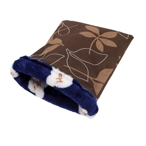 MUELODSIC Warmer Hamster Schlafsack Kuschelbett für Kleine Haustiere Wie Hamster und Kaninchen Gemütliche Schlafmatte Leicht und Tragbar Zufällige Farbwahl Zufällige Farbe von MUELODSIC