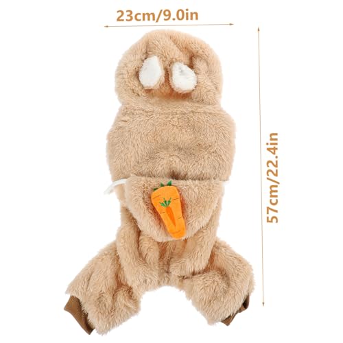 MUELODSIC Warmer Hundemantel mit Kapuze für Kleine Hunde Flauschiger Wintermantel aus Weichem Fleece Gemütliche Haustierkleidung für Alltag und Aktivitäten Braun XL MUELODSIC Warmer Hundemantel mit Kapuze für Kleine Hunde Flauschiger Wintermantel aus Weichem Fleece Gemütliche Haustierkleidung für Alltag und Aktivitäten Braun XL von MUELODSIC