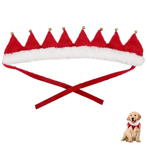 MUELODSIC Weihnachtliches Haustier mit Glocke Leichtes Verstellbares Weihnachts Hundehalsband und Katzenhalsband Festliche Haustier Dekoration für Hunde und zu Weihnachten MUELODSIC Weihnachtliches Haustier mit Glocke Leichtes Verstellbares Weihnachts Hundehalsband und Katzenhalsband Festliche Haustier Dekoration für Hunde und zu Weihnachten von MUELODSIC