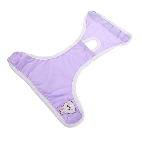 MUELODSIC Wiederverwendbare Hund Menstruationshose aus Atmungsaktivem Stoff Waschbare Periodenwindel für Kleine Hunderassen Wie und Corgi Hautfreundliche Sichere Damen Hundewindel Violett von MUELODSIC
