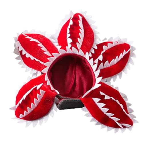Lustiger Hut, Demogorgon, gruseliges Blumen-Kostüm, Geburtstag, Haustierzubehör, niedlich, Haustierkleidung, verstellbarer Aufkleber, Cosplay Lustiger Hut, Demogorgon, gruseliges Blumen-Kostüm, Geburtstag, Haustierzubehör, niedlich, Haustierkleidung, verstellbarer Aufkleber, Cosplay von MULAIDI