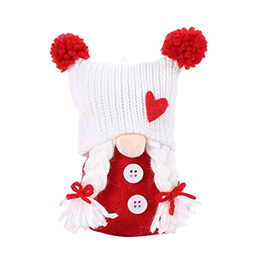 Niedliches Weihnachtsfest mit Strickmütze, Partyzubehör, Innenausstellung, Dekoration, tragbare Plüschtür, 1 Stück, Ornament für Baum 2022 Niedliches Weihnachtsfest mit Strickmütze, Partyzubehör, Innenausstellung, Dekoration, tragbare Plüschtür, 1 Stück, Ornament für Baum 2022 von MULAIDI