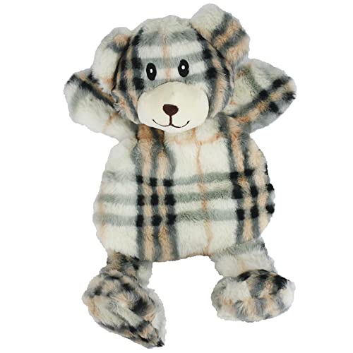 Multipet Berman Bear Hundespielzeug mit Quietschern, 38,1 cm, verschiedene Farben, 1 Packung von MULTIPET