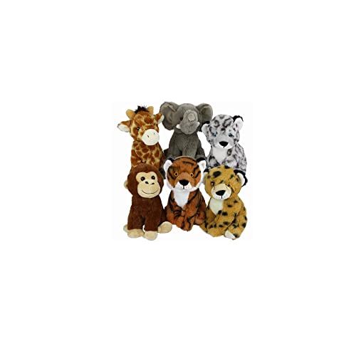 Multipet Eco Safari Animal Dog Toy, Assorted Styles, 8" von MULTIPET