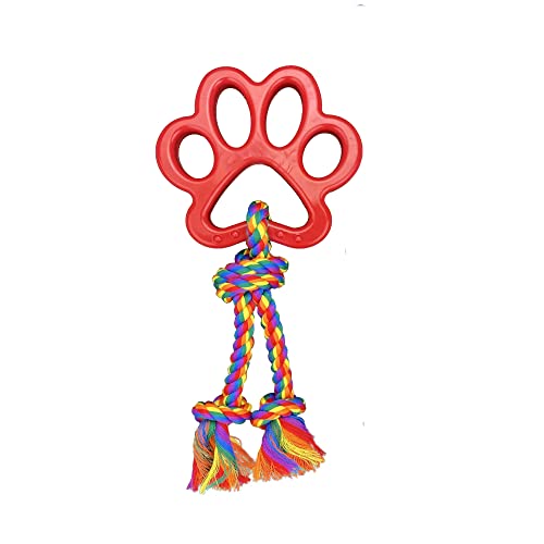 Multipet Hundespielzeug mit Pfotenabdruck, 33 cm, verschiedene Farben von MULTIPET