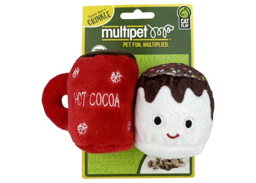Multipet Katzenspielzeug mit Katzenminze (Hot Cocoa/Marshmallow) von Multi Pet
