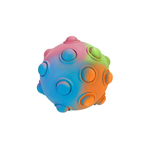 Multipet Look Who 's Poppin' Ball Hundespielzeug, 8,9 cm, verschiedene Farben von MULTIPET