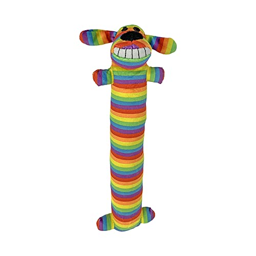 Multipet Rainbow Loofa Hundespielzeug, Plüsch, 30,5 cm von MULTIPET