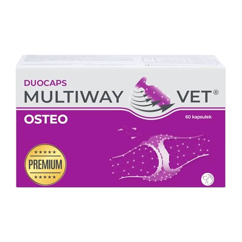 Multiway Vet - Professionell Gelenktabletten für Hunde Osteo - Glucosamin & Kollagen - Gelenk & Knochenschutz für Hunde - Gelenktabletten Hund - 60 Gelenke Tabletten von MULTIWAY VET DUOCAPS