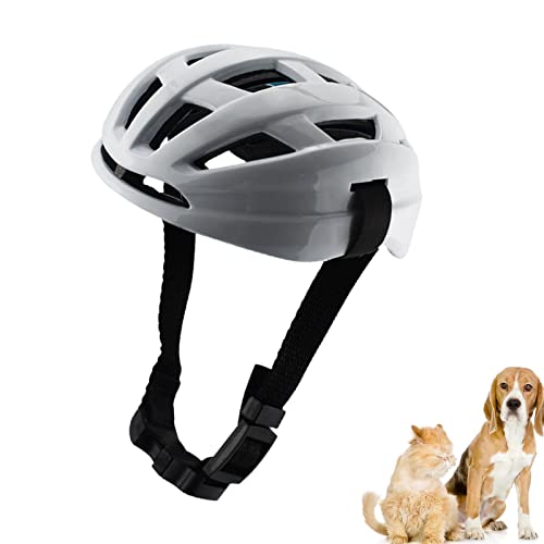 Mumiao Hunde-Motorradhut – Hunde-Hut – Hund mit atmungsaktivem, bequemem, verstellbarem Loch für Cosplay auf dem Fahrrad, Reiten, Outdoor, Motorrad, ütze von MUMIAO