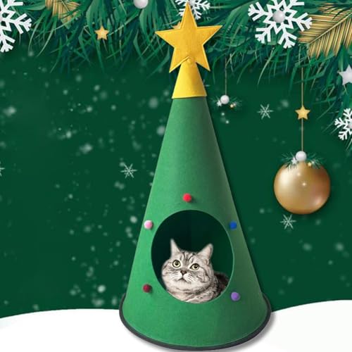 Kratzbaum Häuser, 66.0 cm Katzenbaum für Indoor Katzen, Katzenmöbel mit Katzenspielzeug für Weihnachtsdekoration Weihnachtsdekoration Geräumiges Katzenhaus Katzenbett Geschenk für Katzen Kratzbaum Häuser, 66.0 cm Katzenbaum für Indoor Katzen, Katzenmöbel mit Katzenspielzeug für Weihnachtsdekoration Weihnachtsdekoration Geräumiges Katzenhaus Katzenbett Geschenk für Katzen von MUMQAQ