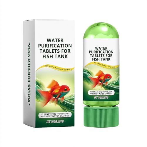 Leistungsstarke Aquarium-Wasserreinigungstablette, schnelle Wasserreinigung, Aqua Safe für Aquarium, Wasserreinigungstabletten für Aquarium, Aquarium-Entferner von MUMQAQ