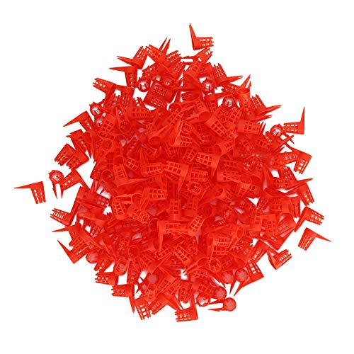 MUNEFE 250pcs Bee Queens Schutzabdeckung, Plastik -Bienenkäfigkäfig, Aufzucht von Königin zur Verbesserung der Effizienz der Verbesserung der Königinzubehör von MUNEFE
